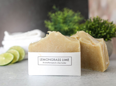 Lemongrass Lime Shea Butter Soap
