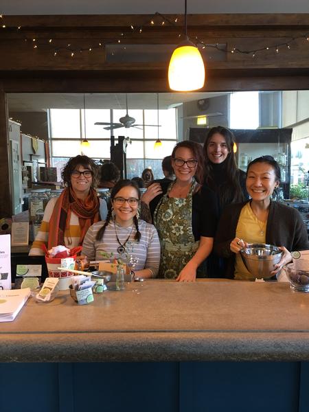 Beautiful interns along with our Operations Manager and one of our lovely Shop Girls!