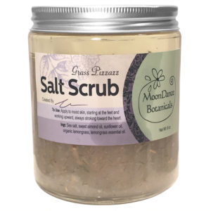 Grass Pizzaz Salt Scrub 8 oz